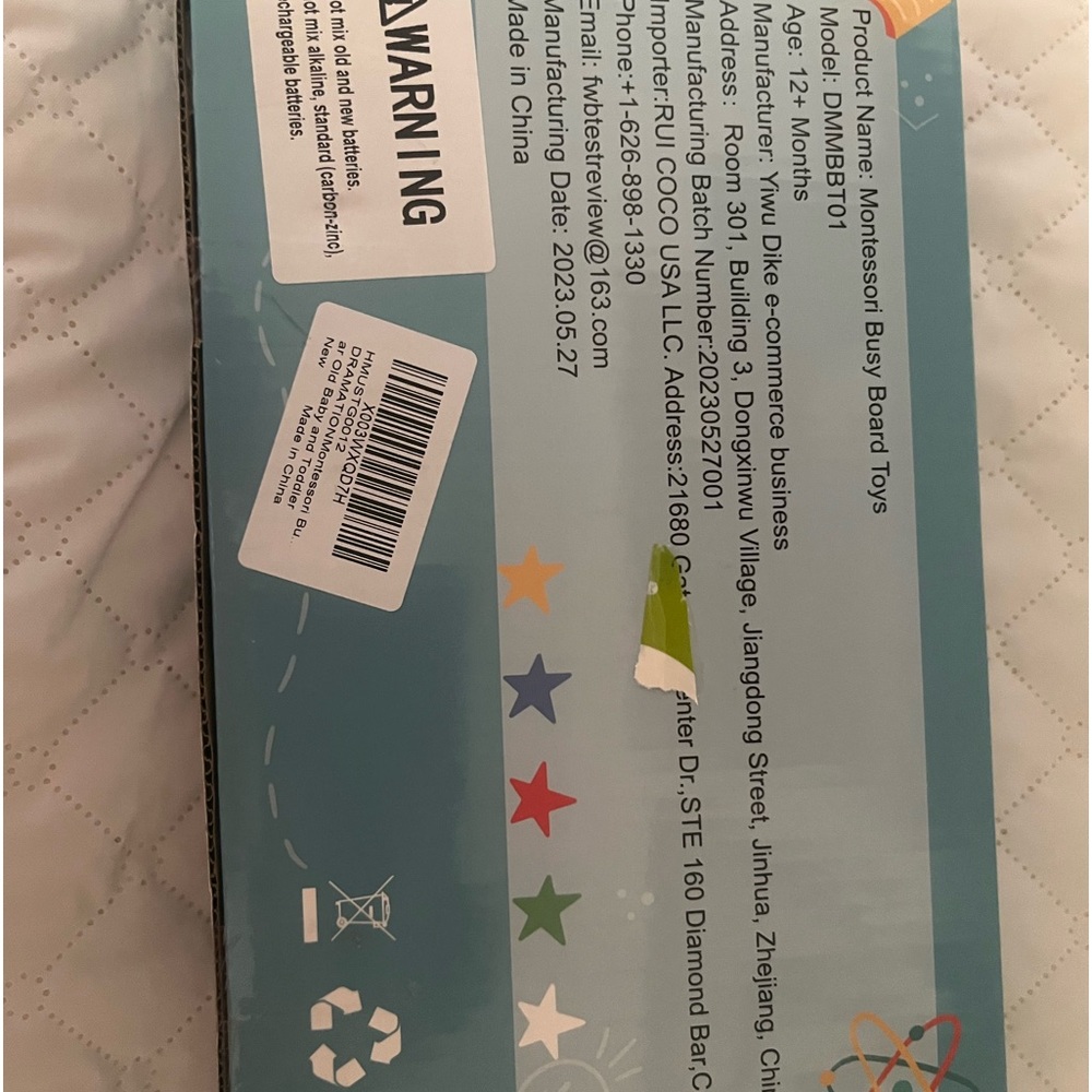 LED Light alight wooden Busy Board